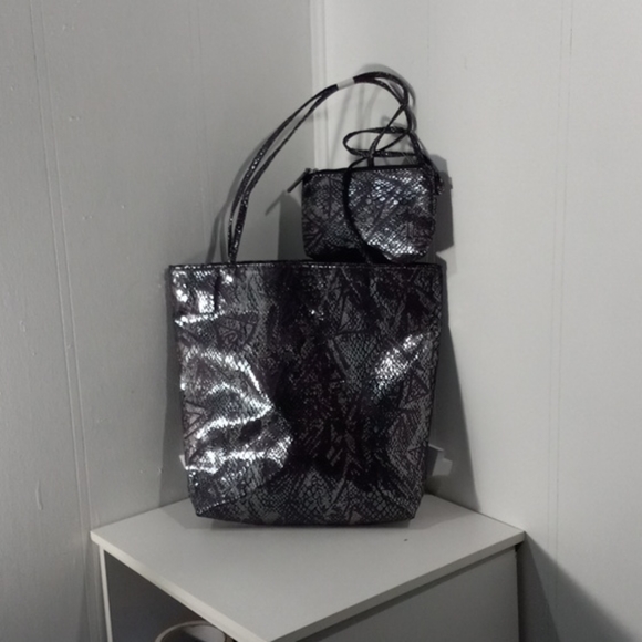 NWT Carlos Falchi Tribal Print Purse Set - Picture 3 of 6